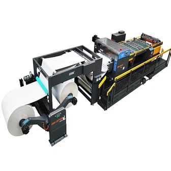 Tallador de paper d'impressió de doble ganivet rotatiu